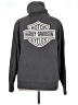 Harley Davidson 100% Cotton Gray Pullover Hoodie Size XL - photo 2