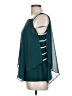 Chaus 100% Polyester Teal Sleeveless Blouse Size L - photo 5