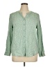 BeachLunchLounge Green Long Sleeve Blouse Size XL - photo 1