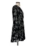Express 100% Polyester Print Black Cocktail Dress Size S - photo 4
