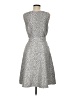 Abbey Glass Animal Print Silver Casual Dress Size M - photo 2