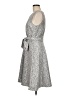 Abbey Glass Animal Print Silver Casual Dress Size M - photo 5