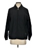Ashworth 100% Polyester Solid Black Track Jacket Size 2 - photo 1