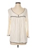 Gap 100% Viscose Ivory 3/4 Sleeve Blouse Size S - photo 1