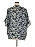 Max Studio 100% Polyester Blue 3/4 Sleeve Blouse Size 1X - photo 2