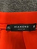 Diamond Supply Co 100% Polyester Solid Red Formal Skirt Size XS - photo 4