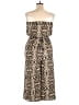 Blush Animal Print Gold Jumpsuit Size XL - photo 2