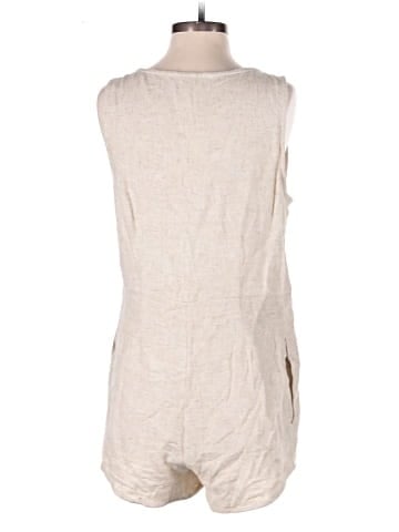 Madewell V-Neck Button-Down Romper (view 2)