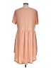 Adora Solid Orange Casual Dress Size L - photo 2