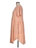 Adora Solid Orange Casual Dress Size L - photo 5