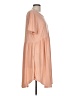 Adora Solid Orange Casual Dress Size L - photo 4