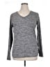 Danskin Gray Long Sleeve T-Shirt Size XL - photo 1
