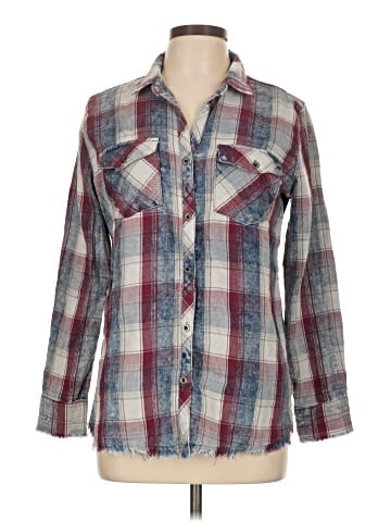 SNEAK PEEK Long Sleeve Button-Down Shirt (view 1)