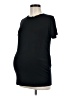 Hello Miz Black Short Sleeve Top Size Med Maternity - photo 1