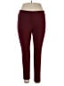 PASSPORTS Solid Burgundy Active Pants Size XL - photo 1