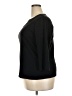 Rafaella Solid Black 3/4 Sleeve T-Shirt Size 2X - photo 5