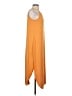 Double Zero Solid Orange Casual Dress Size S - photo 4