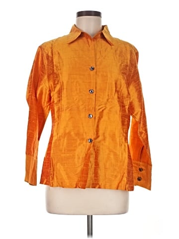 Anu Long Sleeve Silk Top (view 1)