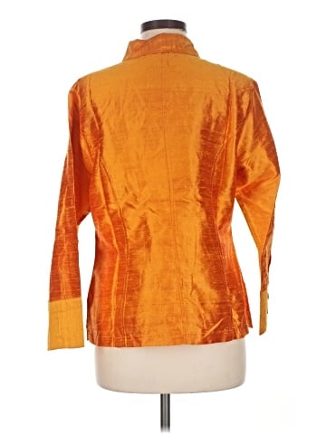 Anu Long Sleeve Silk Top (view 2)