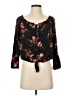 Rewind Black 3/4 Sleeve Blouse Size S - photo 1