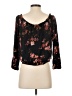 Rewind Black 3/4 Sleeve Blouse Size S - photo 2