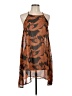 Missguided 100% Polyester Graphic Brown Cocktail Dress Size 10 - photo 1
