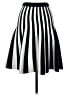 Premise Studio Stripes Silver Formal Skirt Size XS - photo 2