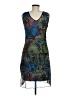 Dolcezza 100% Polyester Paisley Blue Cocktail Dress Size M - photo 2