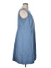 Dialogue Solid Blue Casual Dress Size 1X - photo 4
