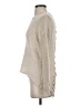 Aqua Metallic Tan Pullover Sweater Size XS - photo 5