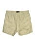 Peruvian Connection Stripes Gold Khaki Shorts Size 8 - photo 1