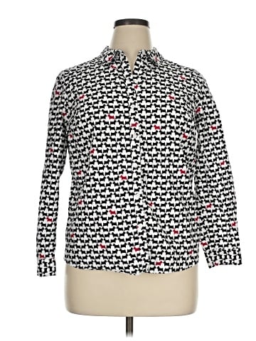 Charter Club Long Sleeve Button-Down Shirt (view 1)