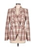 Veronica Beard Plaid Brown Ivory Blazer Size 6 - photo 1