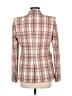 Veronica Beard Plaid Brown Ivory Blazer Size 6 - photo 2