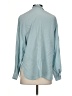 Assorted Brands 100% Silk Teal Long Sleeve Silk Top Size S - photo 2
