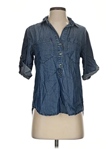 Cloth & Stone 3/4 Sleeve Button-Down Shirt (view 1)