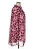 Ellos 100% Polyester Floral Pink Long Sleeve Blouse Size 14 - photo 4