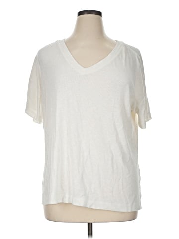 Three Dots Short Sleeve Top (view 1)