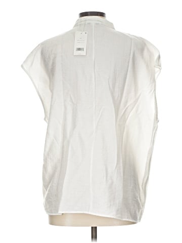 Vince. Sleeveless Button-Down Shirt (view 2)