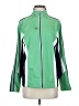 SJB Active by St. John's Bay 100% Polyester Color Block Green Track Jacket Size M - photo 1