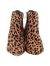 Franco Sarto Animal Print Brown Ankle Boots Size 6 1/2 - photo 2