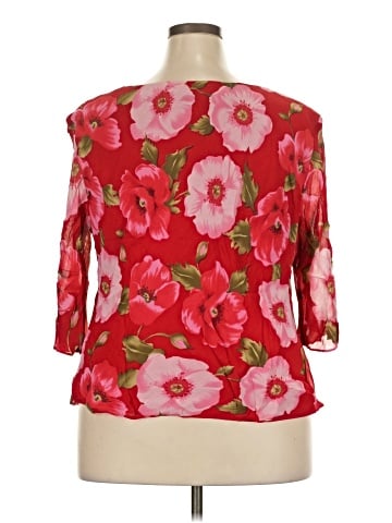 Donna Ricco 3/4 Sleeve Blouse (view 2)