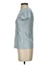 Ted Baker London Silver Short Sleeve Top Size 4 (1) - photo 5