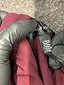Rafaella Solid Burgundy Active Pants Size L - photo 8