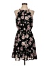 Blue Rain 100% Polyester Floral Black Casual Dress Size S - photo 1