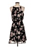 Blue Rain 100% Polyester Floral Black Casual Dress Size S - photo 2