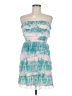 Pins and Needles 100% Polyester Tie-dye Teal Cocktail Dress Size M - photo 1
