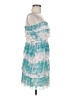 Pins and Needles 100% Polyester Tie-dye Teal Cocktail Dress Size M - photo 4