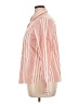 Foxcroft 100% Cotton Stripes Orange Long Sleeve Button-Down Shirt Size 16 - photo 5