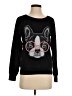 Instant Message Black Long Sleeve Top Size S - photo 1